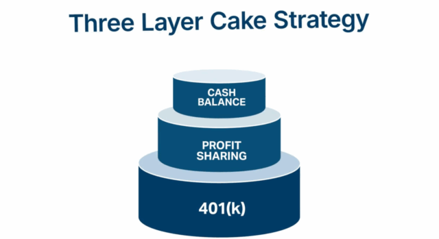 Video explaining IRS-approved tax mitigation strategies for business owners, including how layering a profit sharing and cash balance plan onto a 401(k) can significantly reduce taxes and boost retirement savings